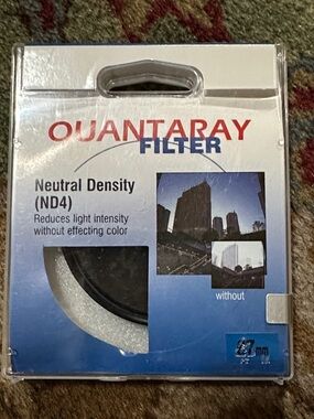 Quantaray ND4 Neutral Density Filter - Black